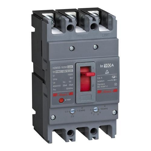 HDM3S160M08033XX  35 kA 3X80A (64-80) Ayarlı Kompakt TMŞ Şalter