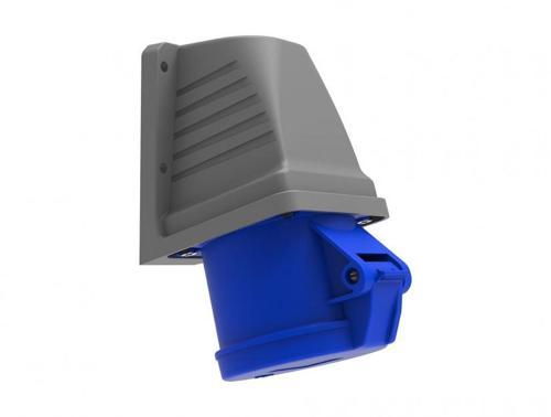 CEE Norm 3X32A 220V IP44 90 Derece Eğik Duvar Prizi