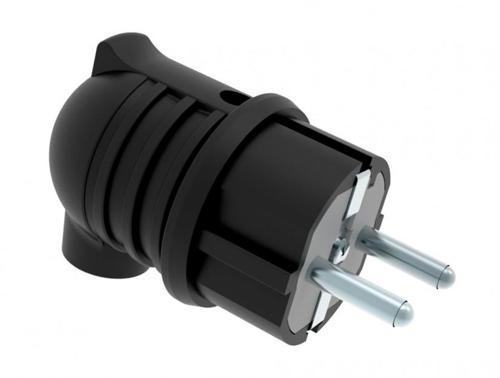 1X16A 220V Kauçuk Eğik Fiş