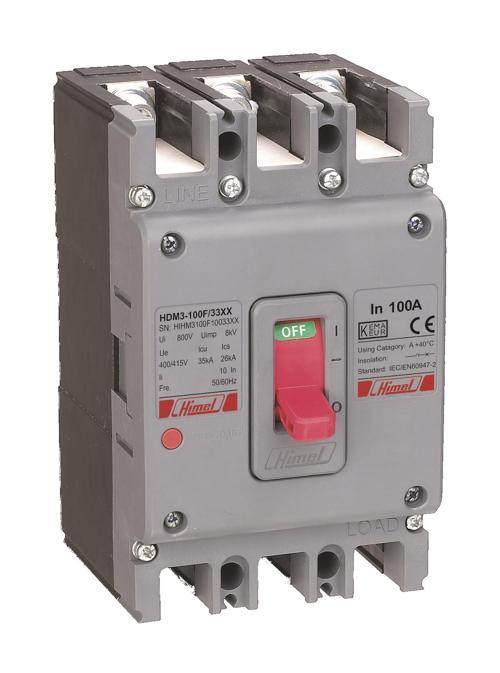 HDM3400N31533XX 70kA 3X315A Sabit Kompakt TMŞ Şalter