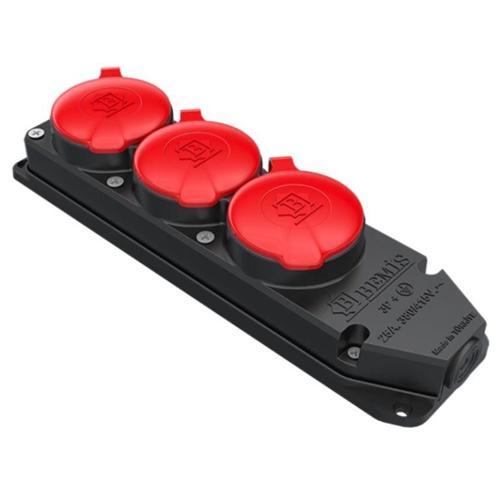 3X25A (3P+E) 380V Üçlü Grup Priz (3Ad. 3X25) IP55