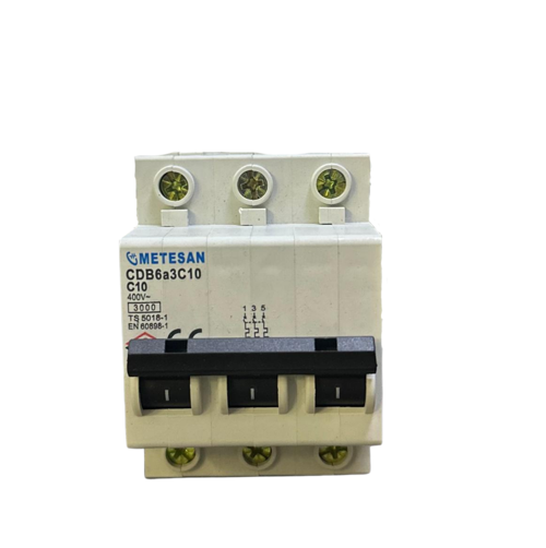 3x10A 3kA C Otomatik Sigorta