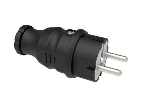1X16A 220V Kauçuk Düz Fiş