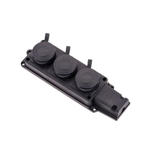 1X16A (2P+E) 250V Üçlü Kauçuk Grup Priz IP44