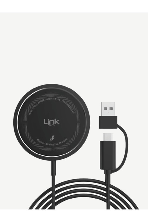 W513 15W Usb-A Usb-C Pd Hızlı Şarj Wireless Şarj Aleti