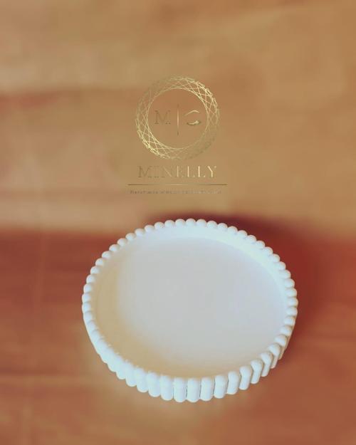 Minelly Kabartmalı Oval Tepsi