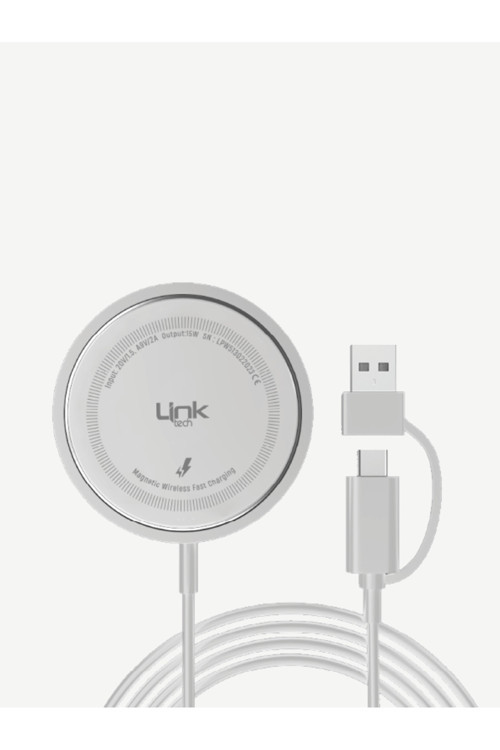 W513 15W Usb-A Usb-C Pd Hızlı Şarj Wireless Şarj Aleti