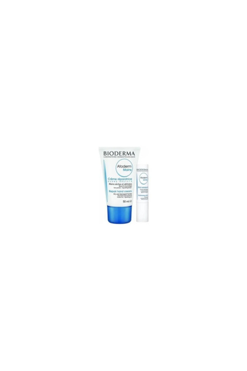 Atoderm Hand & Nail Cream 50 Ml | Lip Stick 4Gr Hediye