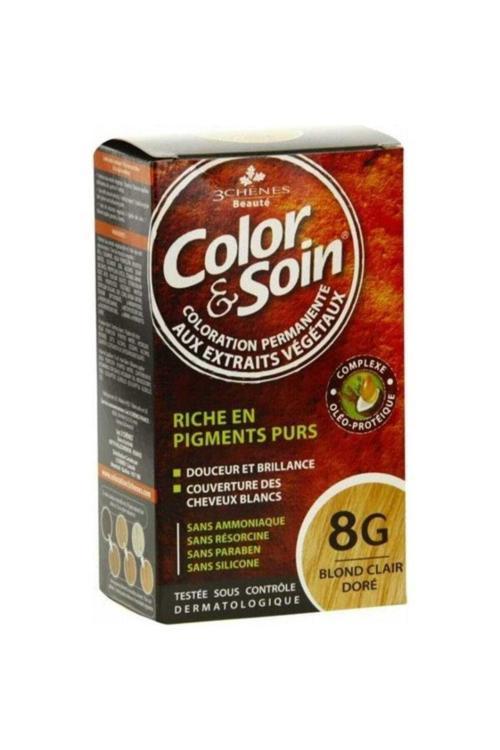 Organik Saç Boyası Blond Açık Bakır - Color & Soin 8G Light Golden Kzm9990000001061