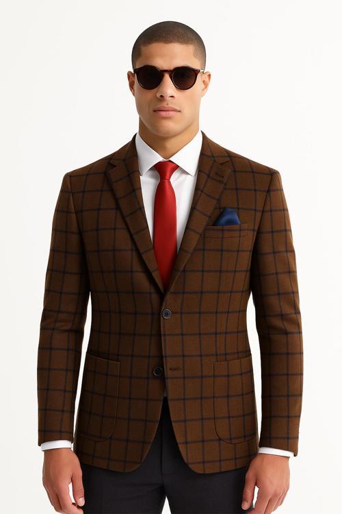 Erkek Tek Ceket Slim Fit
