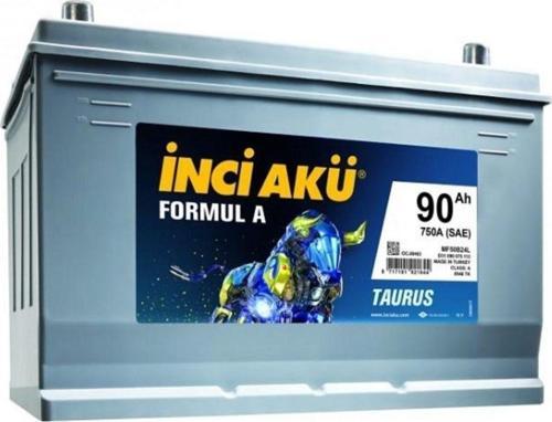 İnci Formul A Taurus 12 V 90 Ah Asia 750Cca Akü - Eski Akü İadeli