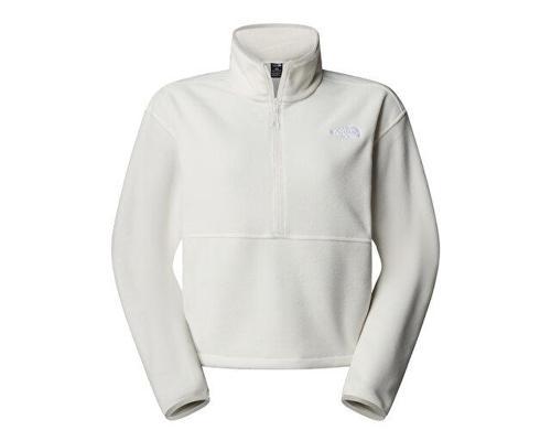 W Glacier Fleece 1/2 Zip Short Jacket Kadın Outdoor Çeyrek Fermuarlı Polar Üst NF0A8D2CQLI1 Beyaz