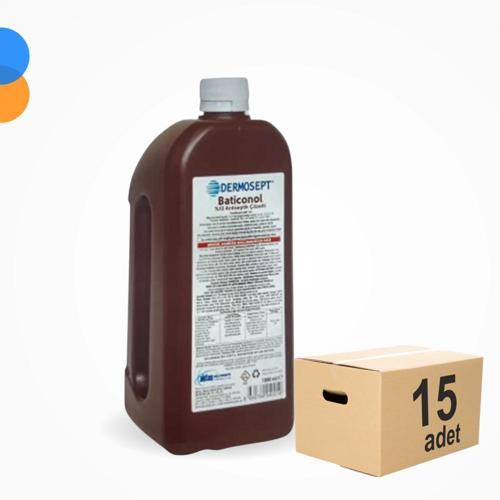 Dermokon Batikon Antiseptik Solüsyon 1 LT - 15 Adet