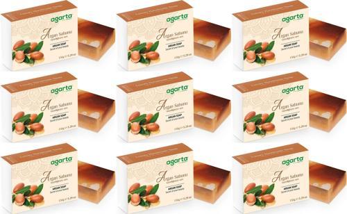 El Yapımı Doğal Sabun 150GR Argan (9 Lu Set)