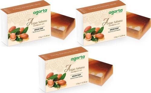El Yapımı Doğal Sabun 150GR Argan (3 Lü Set)