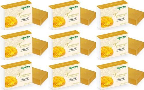 El Yapımı Doğal Sabun 150GR Kükürt (9 Lu Set)