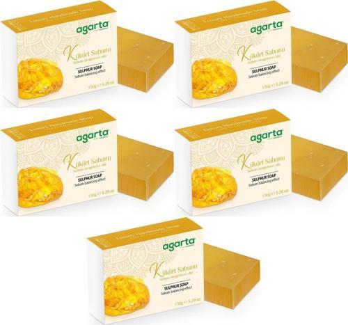 El Yapımı Doğal Sabun 150GR Kükürt (5 Li Set)