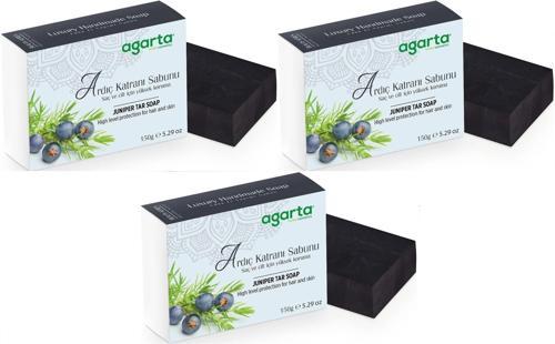 El Yapımı Doğal Sabun 150GR Ardıç Katranı (3 Lü Set)