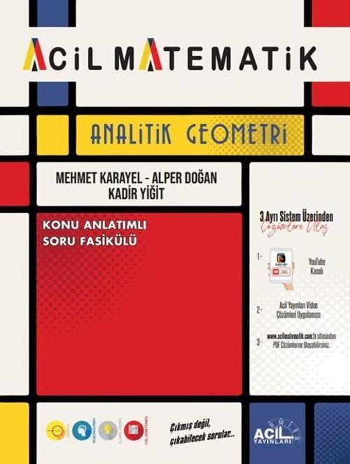 TYT AYT Analitik Geometri Konu Anlatım Soru Fasikülü Acil Yayınları