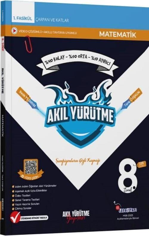 8. Sınıf Çarpan ve Katlar 1. Fasikül Akıl Yürütme Yayınları
