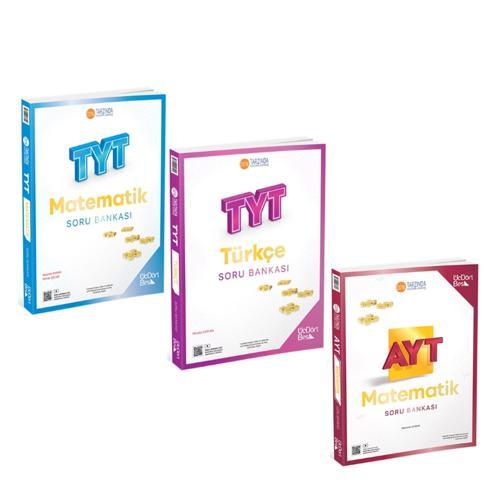 Üç Dört Beş TYT Matematik ile Türkçe ve AYT Edebiyat Soru Bankası 3 Kitap Set