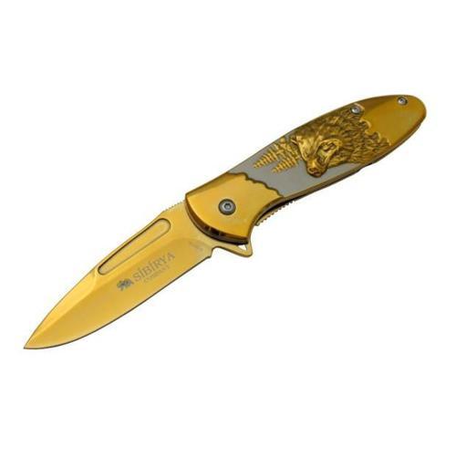 Ayı Desenli Gold Çakı