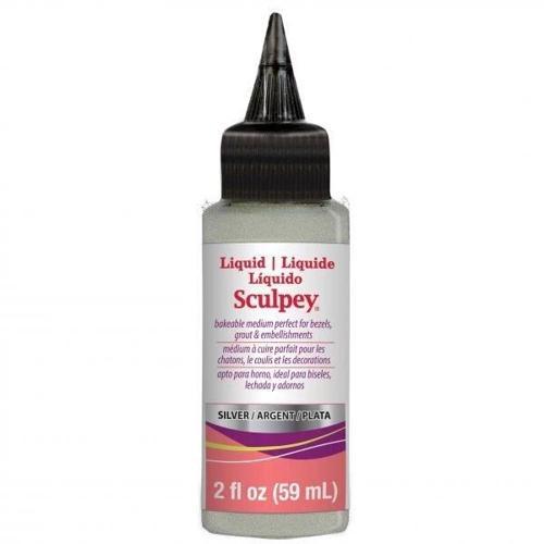 Liquid Sıvı Polimer Kil 59 ml. Gümüş