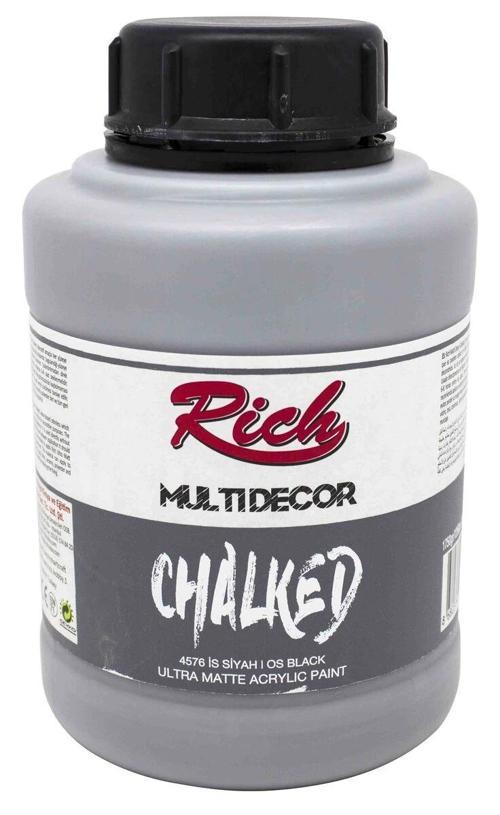 Multi Decor Chalked Akrilik Boya 1750 gr. 4576 İS SİYAHI
