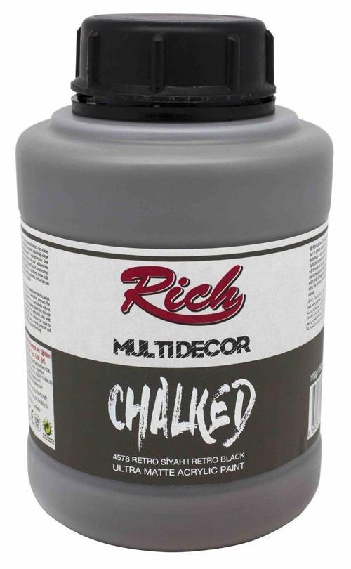 Multi Decor Chalked Akrilik Boya 1750 gr. 4578 RETRO SİYAH