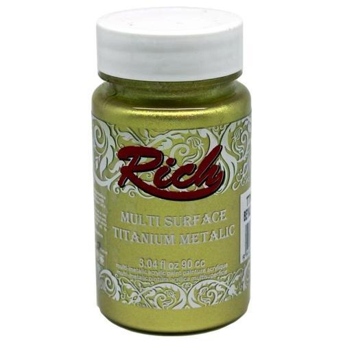 Multi Surface Titanium Metalik Boya 90 cc. 2518 BEYAZ ALTIN