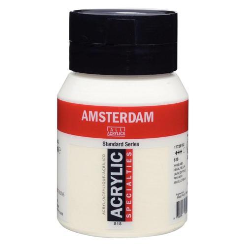 Amsterdam Akrilik Boya 500 ml. 818 Pearl Yellow
