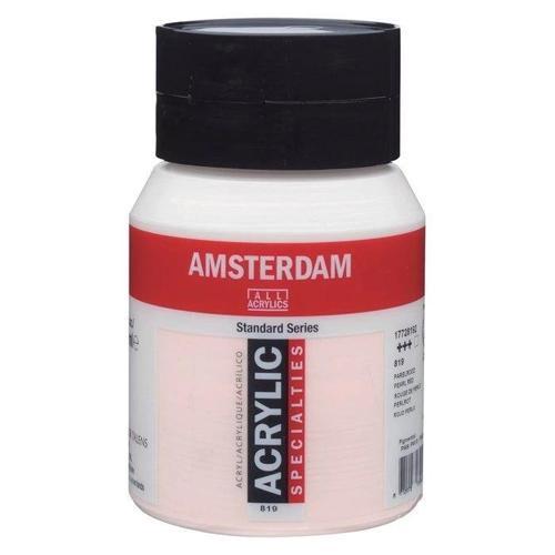Amsterdam Akrilik Boya 500 ml. 819 Pearl Red