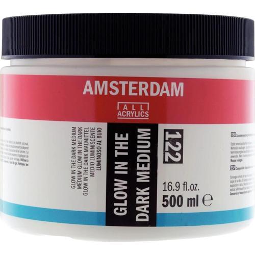 Amsterdam Glow In The Dark Medium 122 Karanlıkta Parlayan Medyum 500 ml.