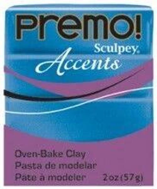 Premo Accents Ekstra Efektli Polimer Kil 5049 Blue Glitter