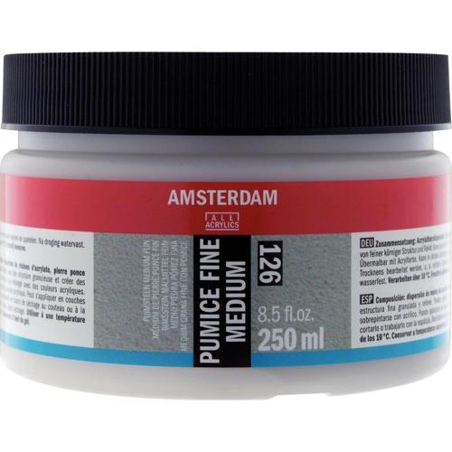 Amsterdam Pumice Fine Medium 126 Süngertaşı Grensiz Medyum 250 ml.