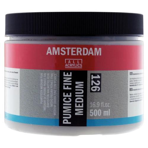 Amsterdam Pumice Fine Medium 126 Süngertaşı Grensiz Medyum 500 ml.