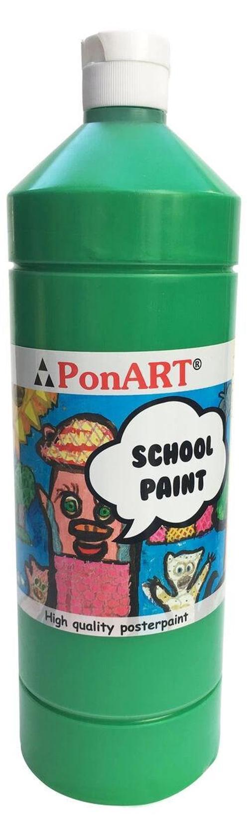 School Paint Tempera Boya 1000 ml. PSP-2215 ORTA YEŞİL