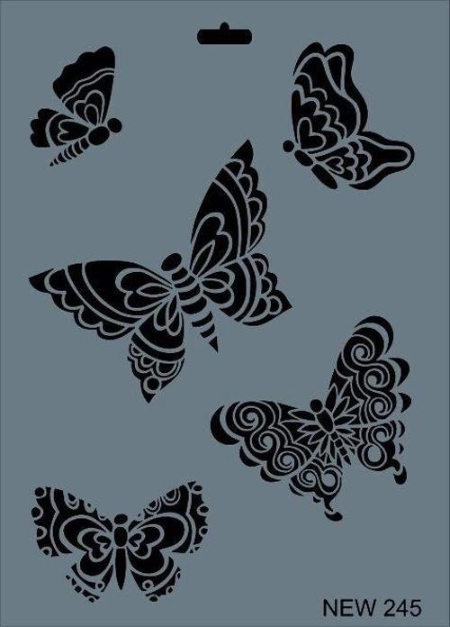 Stencil Boyama Şablonu 25x35 cm. NEW-245