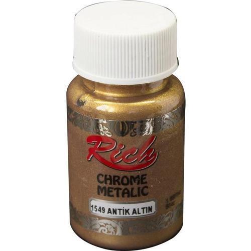 Chrome Metalik Boya 50 cc. 1549 Antik Altın