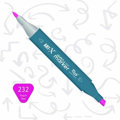 Sketch Marker Duo Çift Uçlu Marker Kalem 232 Peach Red
