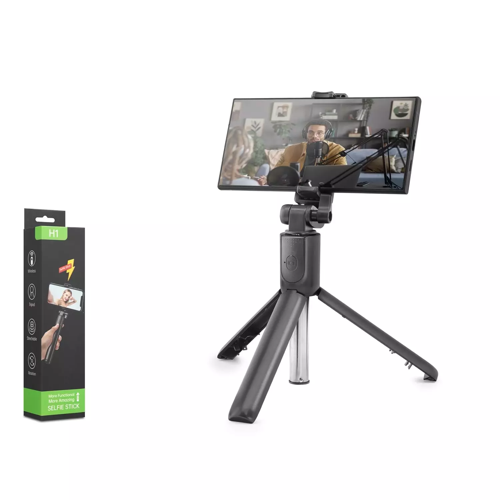 Nd1042 Tripod Selfie Çubuğu - 100cm, Bluetooth 5.0, Uzaktan Kumandalı