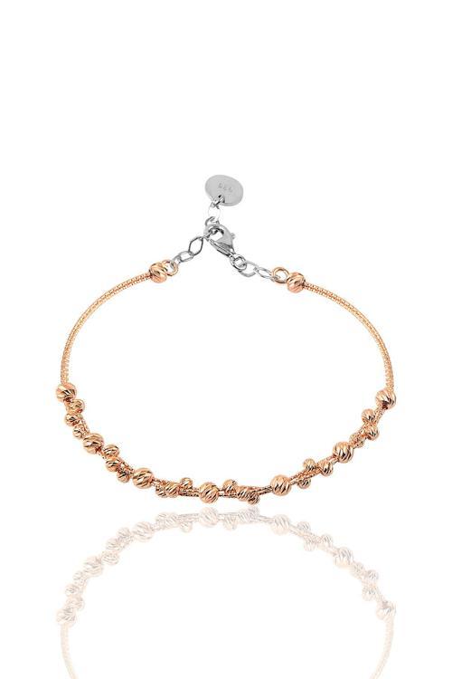 Gümüş rose dorica toplu bilezik [barcode]