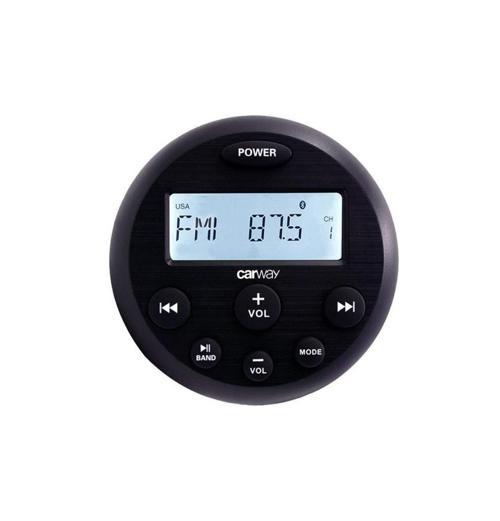 Carwaw CR-M55 Yuvarlak USB Girişli Bluetoothlu Marine Teyp