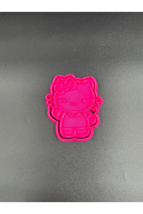 Hello Kitty Kurabiye Kalıbı Kesici Şekillendirici