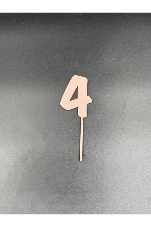 4 Yaş Pasta Süsü