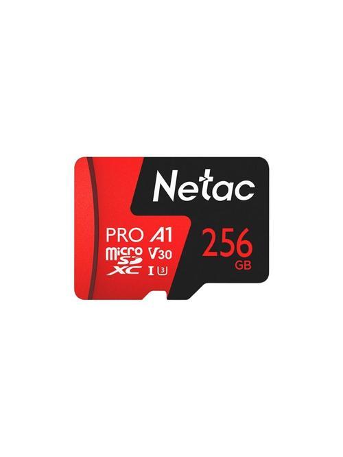256 GB V30/A1/C10 NT02P500PRO-256G-R MicroSDXC Kart