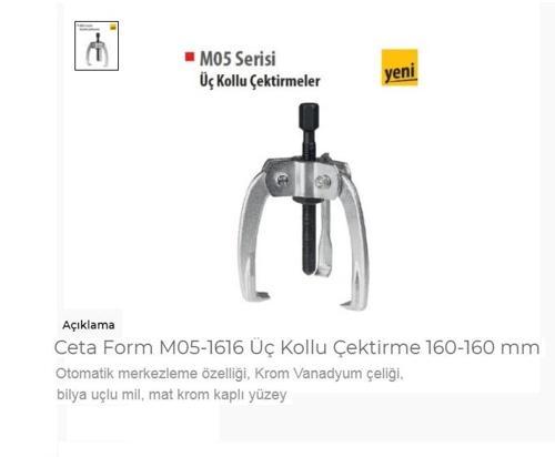 M05-1616 Üç Kollu Çektirme 160-160 Mm