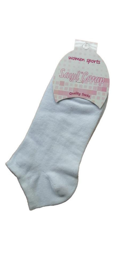12 Çift Sayıl Bayan Patik Çorap Kısa Spor Çorap Renk Seçenekli