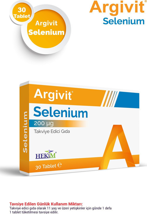 Selenium Selenyum İçeren Takviye Edici Gıda 30 Tablet