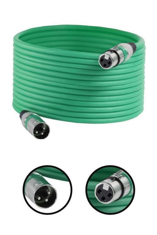 MXL-20M-GR Kaliteli XLR TO XLR 20 mt. Mikrofon Kablosu